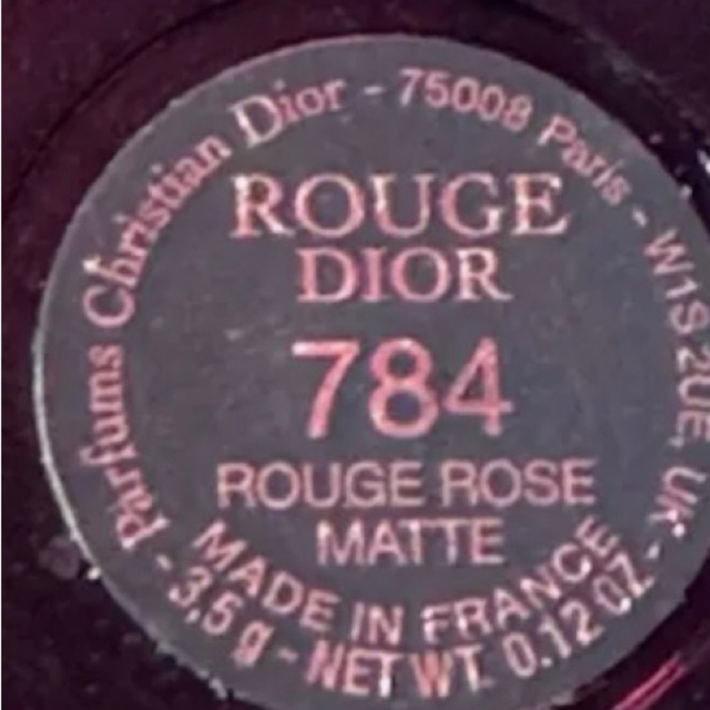 DIOR ROUGE 784 REFILLABLE LIPSTICKS MATTE - Picture 5 of 6